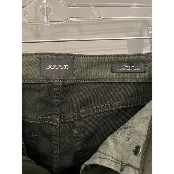 Joe’s Jeans Coated Camo The Icon Mid-Rise Skinny Ankle Jeans Women Size 25 - Picture 5 of 16